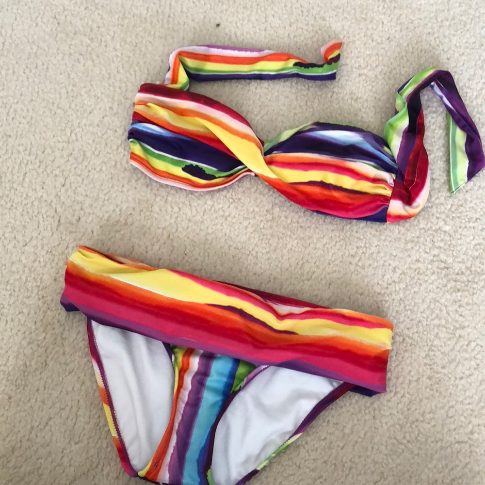 Kenneth Cole rainbow bikini